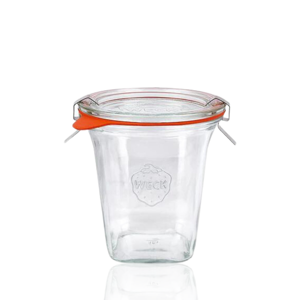 WECK 747 Quadro Jar - 545ml (18.4oz)