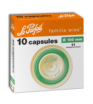 Le Parfait Capsules for Familia Wiss Jars – Box of 10 | 100mm