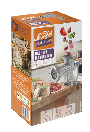 Manual Meat Grinder No. 8 – Cast Steel