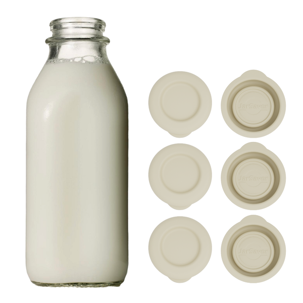 JarSaver® Silicone Replacement Caps | 48mm Diameter Bottle Lids
