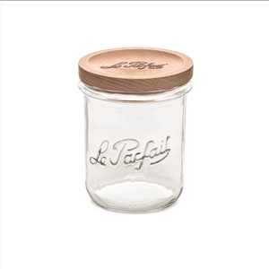 Bistrot Glass Jar with Wooden Lid