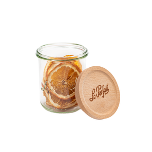 Bistrot Glass Jar with Wooden Lid