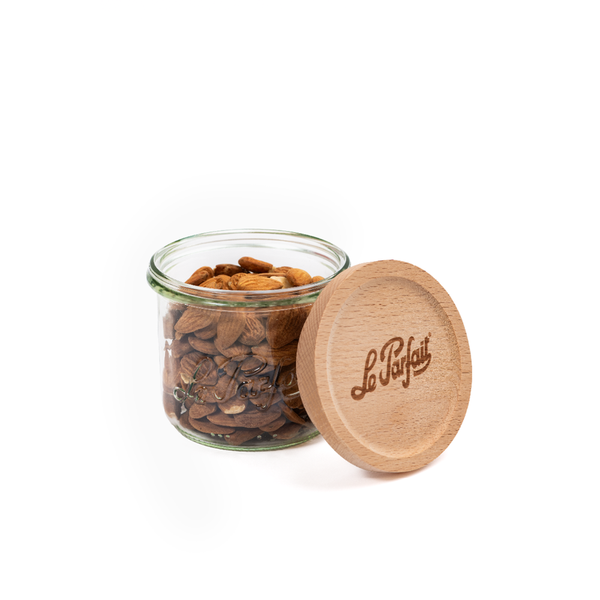 Bistrot Glass Jar with Wooden Lid