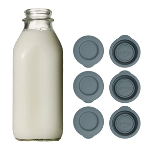 JarSaver® Silicone Replacement Caps | 48mm Diameter Bottle Lids