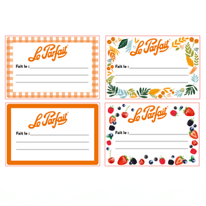 Roll of 100 Adhesive Labels | Perfect for Jars, Bottles & Pantry Storage