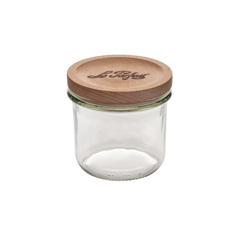 Bistrot Glass Jar with Wooden Lid