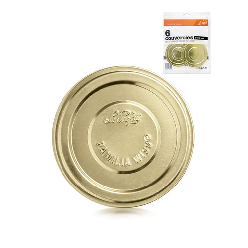 LeParfait Lids for Famiia Wiss Jars - Bag of 6