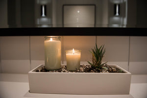 Weck Jar // Soy Candle - Sandalwood and Cedar
