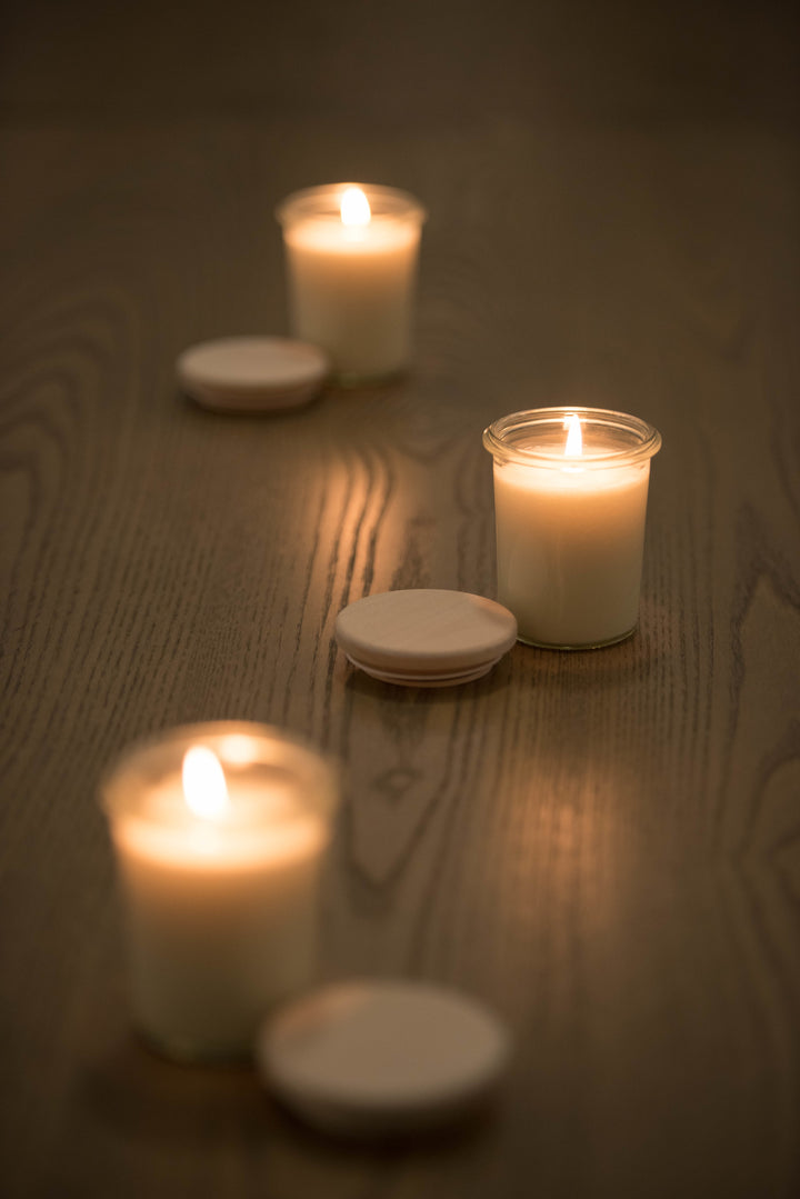 Weck Jar // Soy Candle - Sandalwood and Cedar