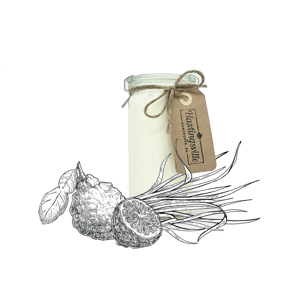 Weck 975 Soy Candle // Bergamot & Lemongrass