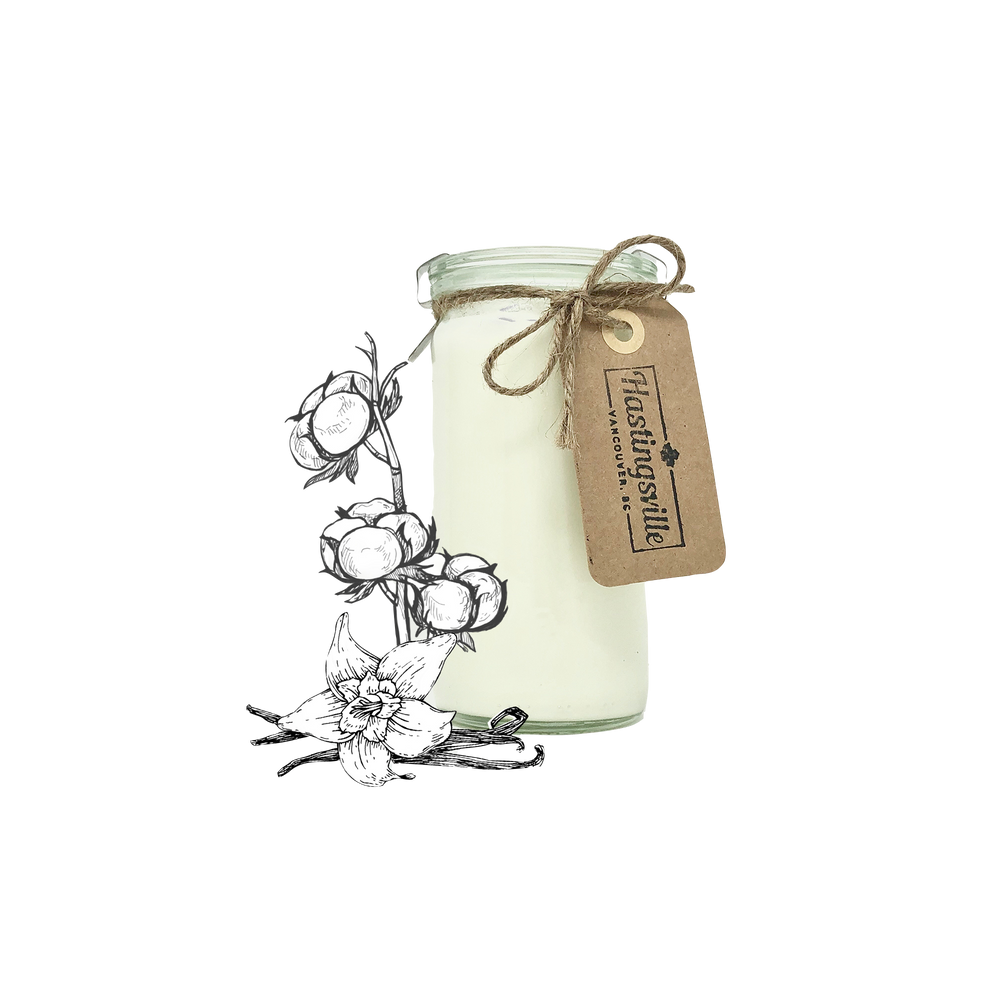 Weck 975 Soy Candle // Vanilla-Cotton