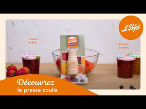 Fruit Press Mesh with Wooden Tip