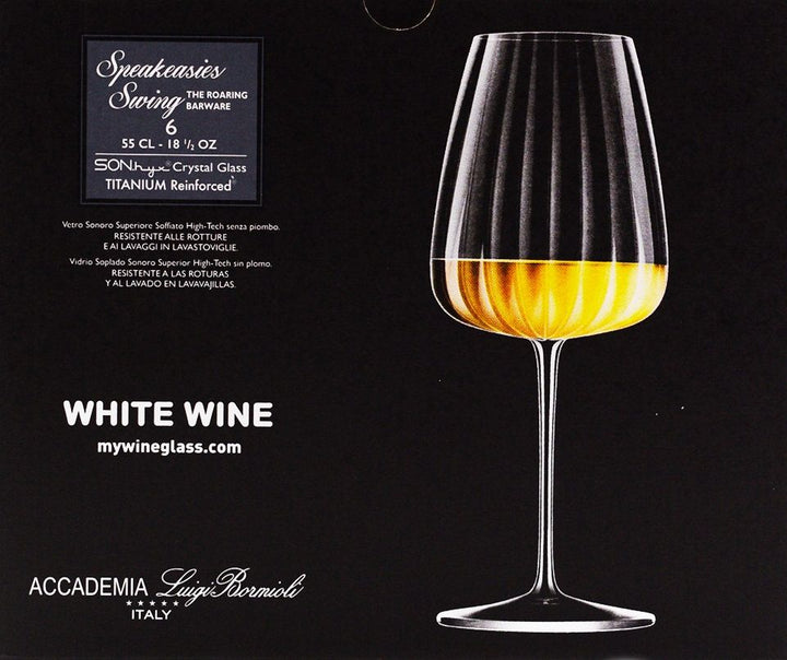 Speakeasies Swing White Wine Glass 550ml - Set of 6