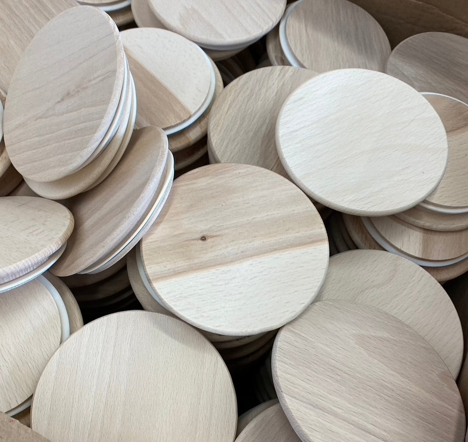 Beech Wood Lids for Weck Jars - Hastingsville