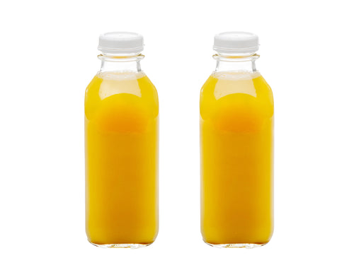 32-oz Clear Glass Milk Bottle with Lid - Hastingsville