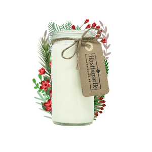 Weck Jar // Soy Candle - Sandalwood and Cedar - Hastingsville