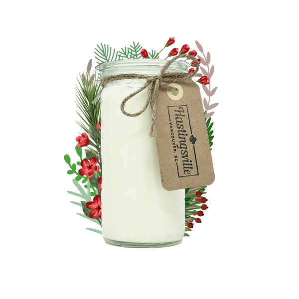 Weck Jar // Soy Candle - Sandalwood and Cedar - Hastingsville