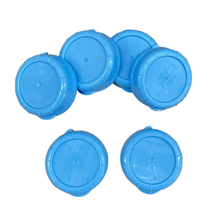 6 Pack Glass Bottle Replacement Caps with Tampered Evident Seal, 48mm Diameter Bottle Lids - Hastingsville