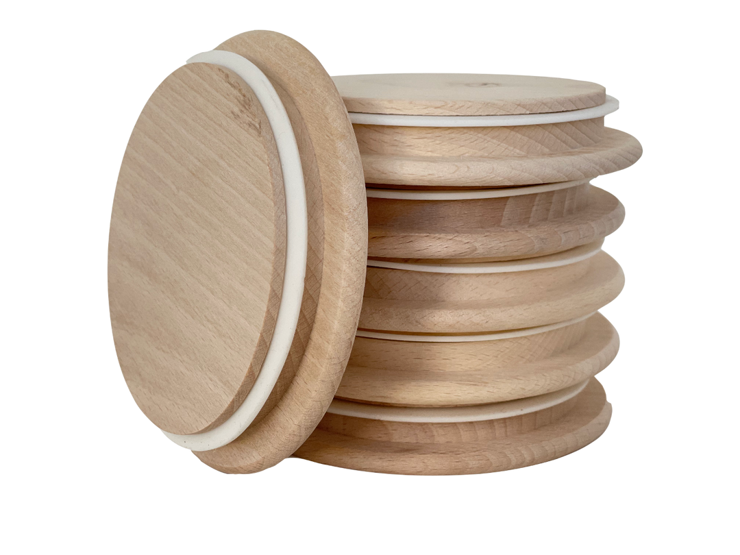 Wood Weck Jar Lids