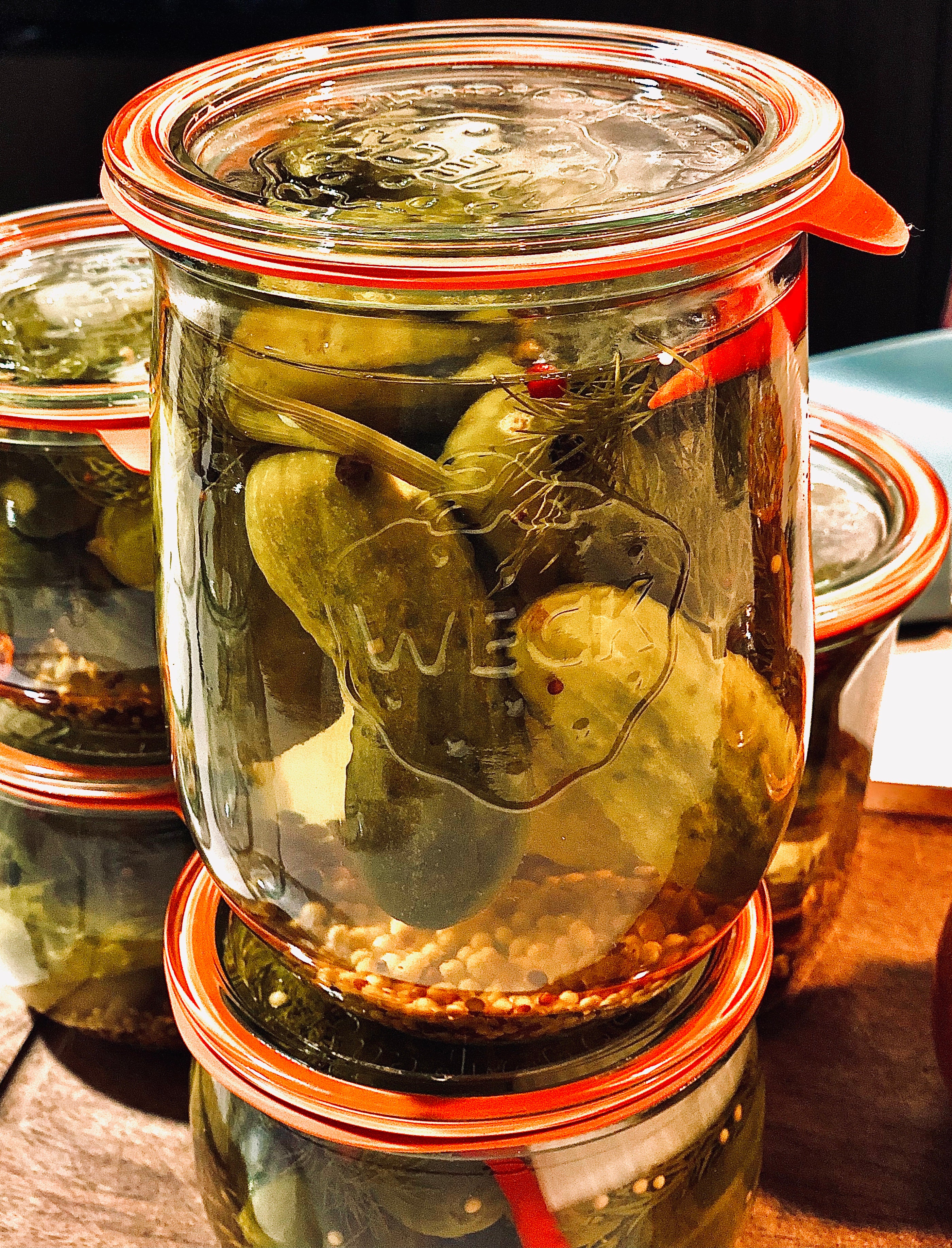 Canning in WECK Tulip Jar 745