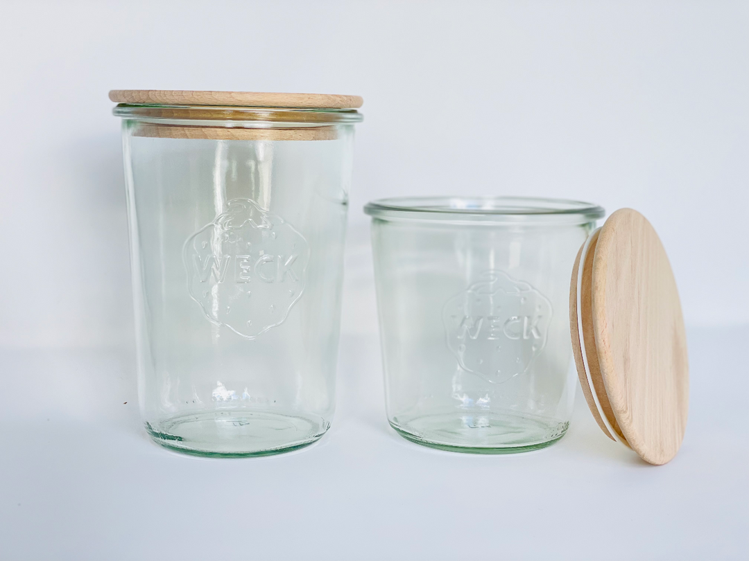 Beech Lid Jar Box