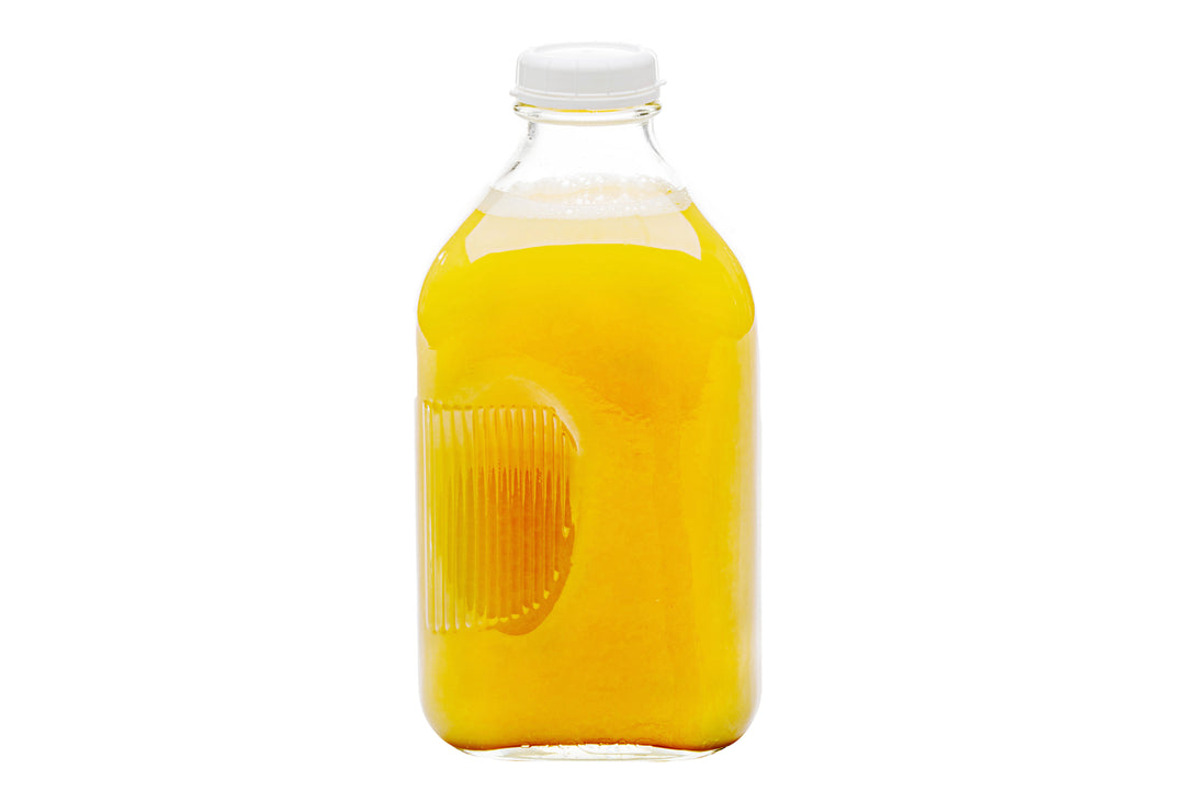 Glass Milk Bottle 64-oz with Lid – Hastingsville