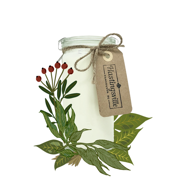 Weck Jar // Soy Candle - Tobacco Leaves - Hastingsville